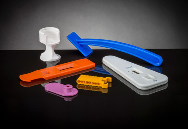 Medical and pharmaceutical injection-molded components. Courtesy of Rodon Group.