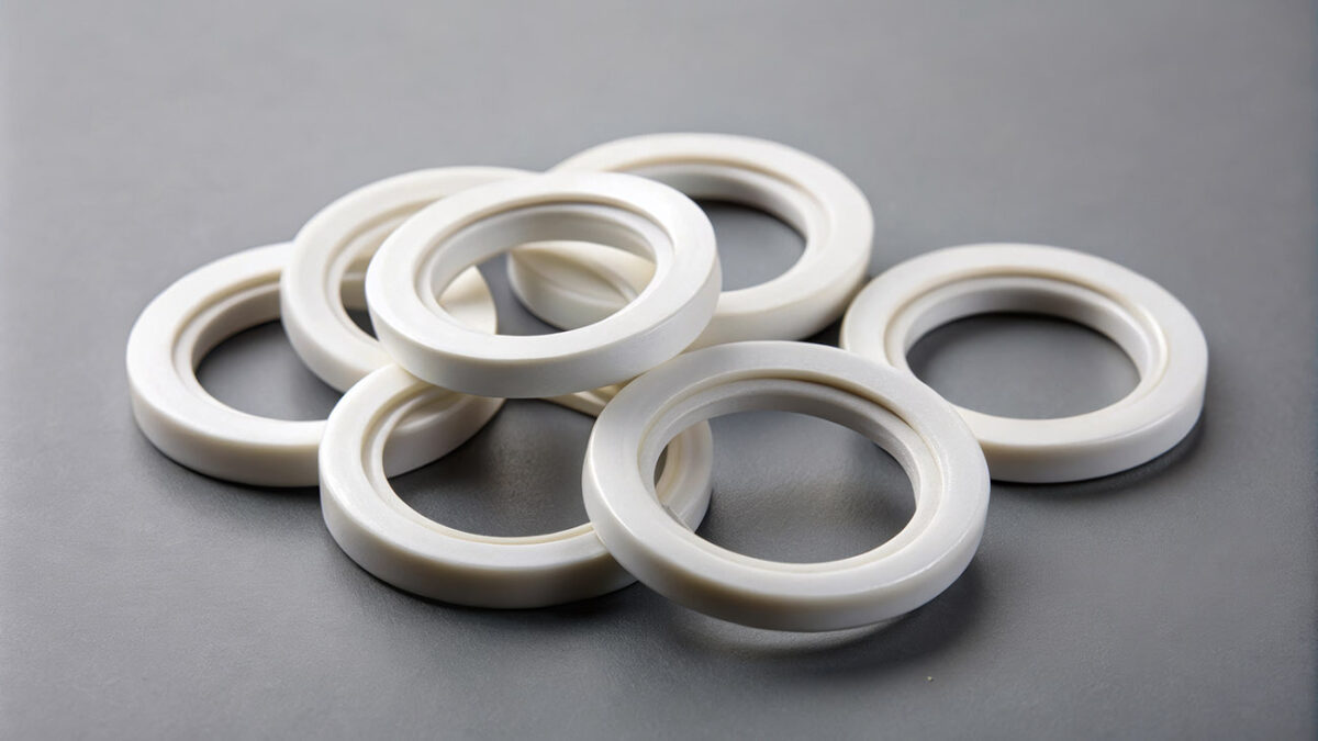 Teflon ring seals. 