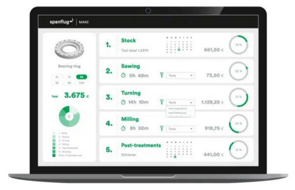 Spanflug, a German-based company, has revolutionized the digital tooling landscape with its platform for CNC (Computer Numerical Control) machining. By offering an automated system for quoting and manufacturing, Spanflug addresses a critical aspect of tooling: the design and production of custom tools. 