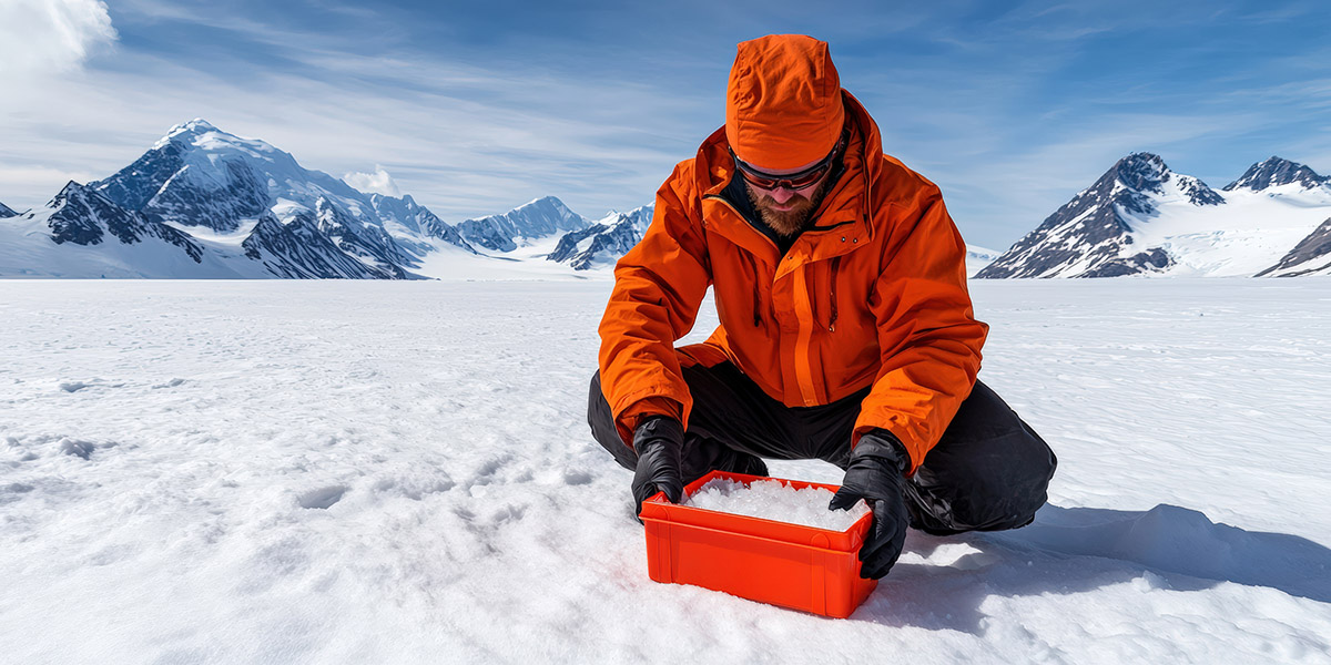 Sampling surface snow can provide new insights into sources of PFAS in the Arctic.