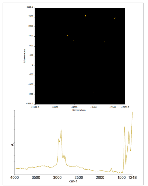 PVC Score and IR spectrum. Courtesy of Perkin Elmer. 