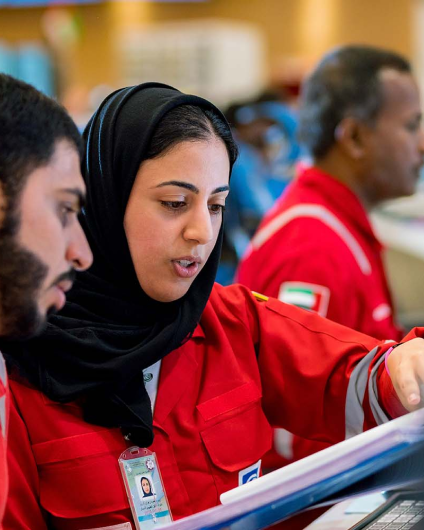 Workforce and gender balance at ADNOC. Courtesy of ADNOC.